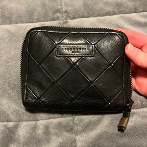 Liebeskind black leather small zippy wallet 🖤